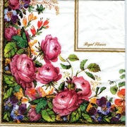 serwetka decoupage róże