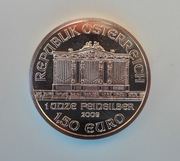 Moneta srebrna inwestycyjna 1 oz, Ag 999, Filharmonik