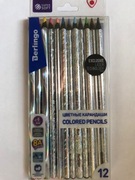 Kredki trójkątne Super soft Starlight Berlingo 12 kolorów 