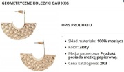 GEOMETRYCZNE KOLCZYKI 6RJ XXG