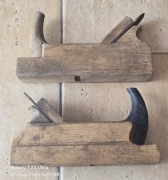 Stare narzędzia  wiejskie heble strugi do drewna. XXw.Strugadło. 2szt CCCP
