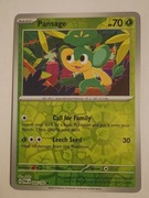 REVERSE HOLO Pansage 004/182 Karta POKEMON TCG S&V Paradox Rift