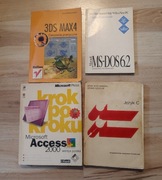 4x książki o IT, informatyka, grafika komputerowa, języki programowania...