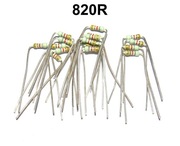REZYSTOR 820R  0,25W 40szt 