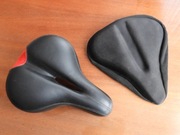 Siodełko Miękkie Sprężyny Kanapa Otwór Ergonomiczny + Nakładka Żelowa