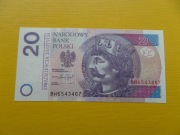 Polska 20 złotych Bolesław Chrobry 2016 UNC Seria BH