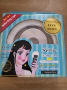 Lampka pierścieniowa LED do selfie z klipsem do aparatu