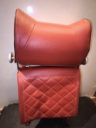 Zagłówek na fotel samochodowy z regulowanym podgłówkiem fiat polonez syrena