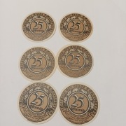 Zestaw 6 sztuk 25 Pfennig 1921 rok