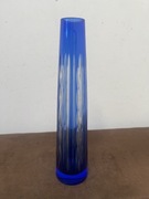 Stary Kobaltowy Wazon Kryształowy