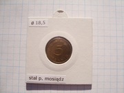 Niemcy moneta 5 fenig 1980