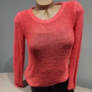 Malinowy sweterek bluzka Only