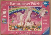 Puzzle z brokatem 100 XXL Horse Ravensburger Glitter