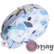 Błękitny organizer do Obag MOON LIGHT kwiaty niebieskie 2 kieszenie OMAY