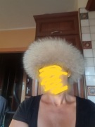 etola jak czapka opaska futro naturalne lis toczek