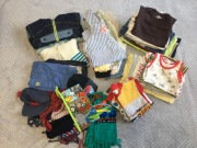 Paka ponad 50 szt. zestaw ubrań dla chłopczyka 6-12 mies. roz. 74-80