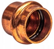 B-PRESS ZAŚLEPKA KAPA 28mm MIEDŹ CONEX