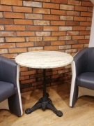 Stolik okrągły, granit 