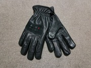 Rękawice ochronne skórzane czarne nowe GUIDE 7504 r.8