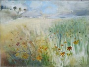 Obraz olejny, 60 x 80cm, łąka