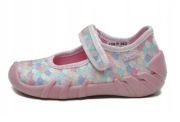 Kapcie dziecięce Befado r.21 różowy, wielokolorowy