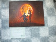 obraz olej 70x50 płótno LOVE Andrzej MYKIETYN certyfikat