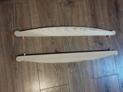 płozy Bieguny do łózeczka drewniane 60cm