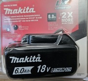 ORGINALNA BATERIA Bateria Makita BL1860B SERIA LXT 18V 6Ah ,NOWY