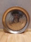 Duża srebrna taca dekoracyjna 