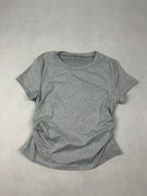 bluzka koszulka t-shirt obcisła z marszczeniami po boku podkreślająca talię