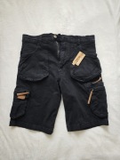 Krótkie spodenki robocze neotools DENIM, czarne, rozmiar M