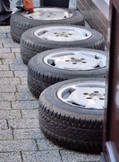 Opony ALUFELGI KOŁO MERCEDES Komplet 4 sztuk 15 cali cena za komplet