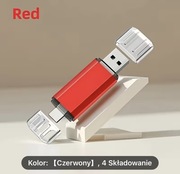 PENDRIVE 2.0 128GB PODWÓJNE WEJŚCIE  