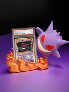 Stojak na Kartę – pokemon Gengar, Pasuje do Toploaderów i Slabów PSA