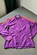 Fioletowa damska kurtka wiatrówka do biegania sportowa Adidas Response