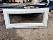 okno drewniane 118x55 cm jednoskrzydłowe BRAK SZYBY tylko skrzydło i rama