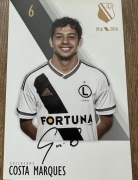 Guilherme Legia Warszawa - oryginalny autograf karta 10x15 cm