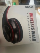 Słuchawki bezprzewodowe nauszne Bluetooth/ Jack SD XBASS