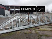 BRAMA PRZESUWNA RAMA/STELAŻ 6,7M COMPACT, OCYNK OGNIOWY, INNE