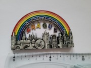 Magnes na lodówkę - 452f. PRAGA z przywieszkami 