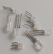 Diody dwukolorowe zestaw mix 8 szt. demontaż 