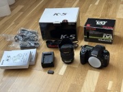 Pentax K-5 + 18-55 mm z pudełkiem