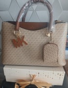 Nowa  Beżowa Torebka Michael Kors