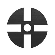 Podkładka 55x gumowa 1.5 mm pod płyty tarasowe Ø55 mm NOWA