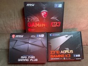 Pudełka MSI, Aorus Z170, B450, B760,B550,Z270,Q470