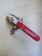 Zawór kulowy wodny ze spustem 1" Ferro 