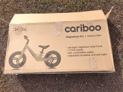 Karton od Cariboo magnesium, instrukcja, zabezpieczenia transportowe