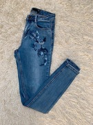 Dżinsy z naszywkami spodnie S 36 dunnes stores jea