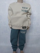 NEW YORK ładny dresowy komplet