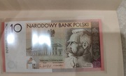 Banknot 10 zł Józef Piłsudski 2008. Stan UNC